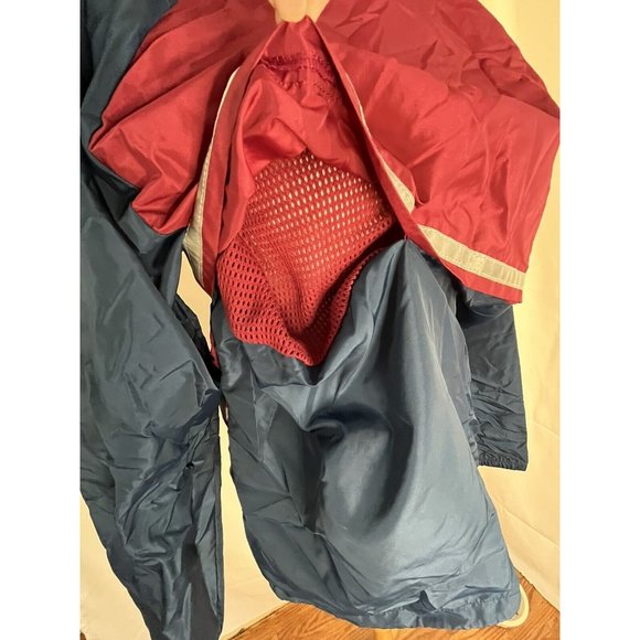 Vintage Bill Rodgers Running Jacket Windbreaker Medium Mens Reflective Stripe - Picture 7 of 12